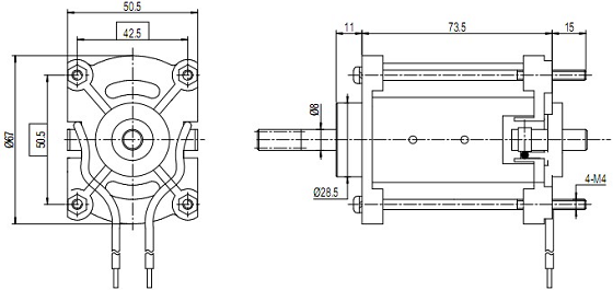 P40 Fitness Apparatus DC Motor