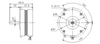 BL80-02 Brushless DC Motor For Exhaust Fan 