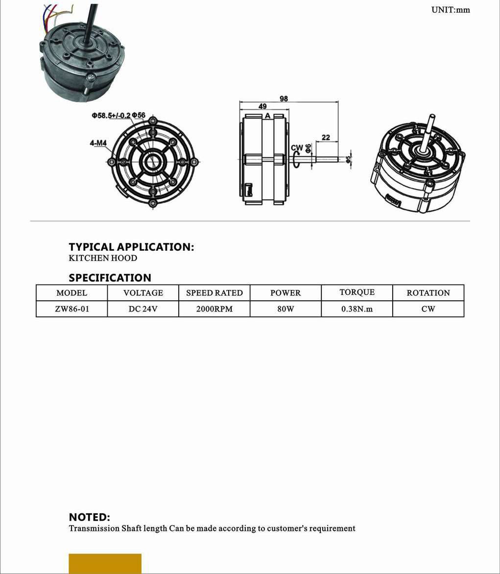 Stable Speed Skateboard China DC Brushless Motor