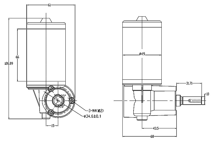 DG61 Motor for power tool 